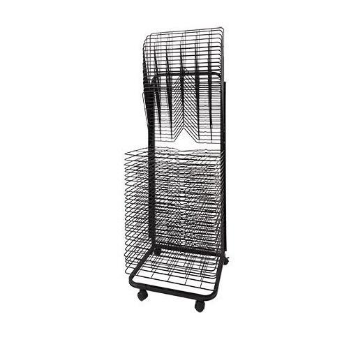 Art Rack 45 Shelves Spring Loaded