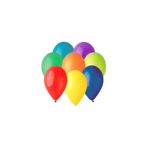 Balloon Assorted 30 cm Pk 100