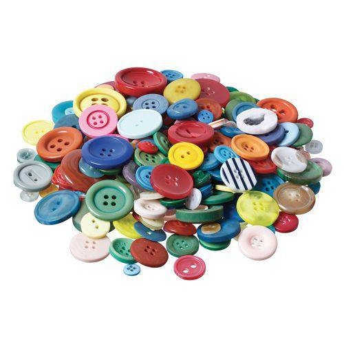 Bsaic Buttons ASSORTED 600g approx 1400pc (SM008)