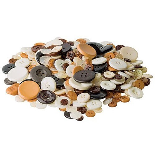 Basic Buttons Natural 600g (SM040)