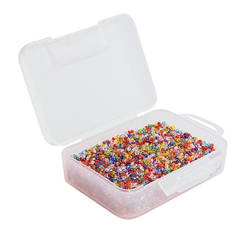 Glass Seed Beads 100g Assorted