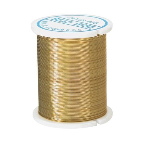 Beading Wire 22m Gold
