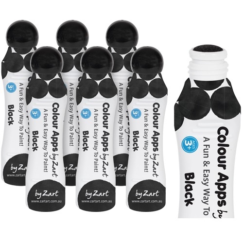 Colour Apps Black 6’s (PM031)
