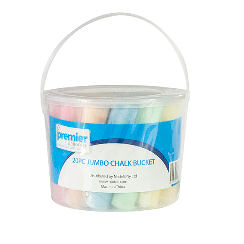 Chalk Jumbo Coloured in Bucket 20
