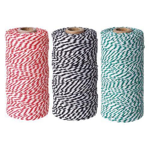 Bakers Twine 100m Xmas Pack of 3 (CQ090-CH)