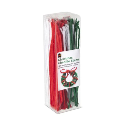 Christmas Chenille Stems Pack 200 (CSC30200)