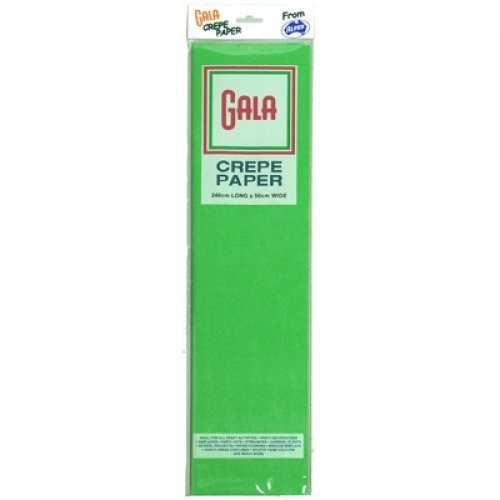 Gala Crepe Paper Emerald Pk 12