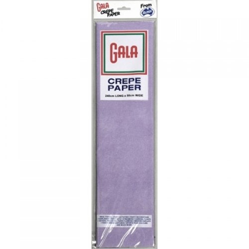 Gala Crepe Paper Lilac Pk 12
