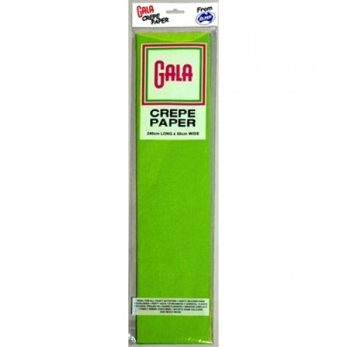 Gala Crepe Paper Lime Pk 12