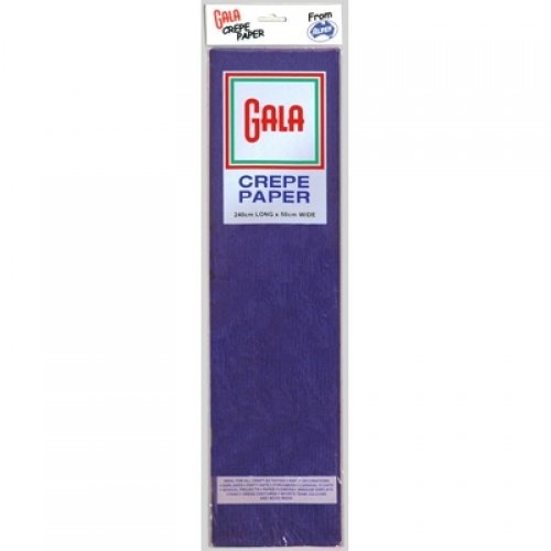 Gala Crepe Paper National Blue Pk 12