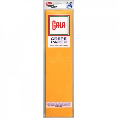 Gala Crepe Paper National Gold Pk 12 ( Gala 59)