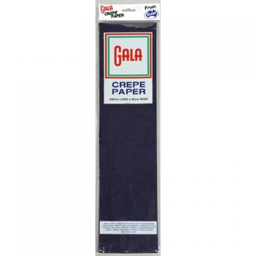 Gala Crepe Paper Navy Blue Pk 12