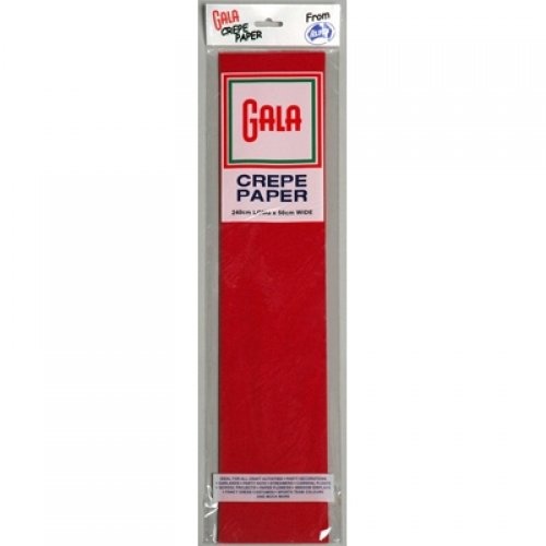 Gala Crepe Paper Red Pk 12