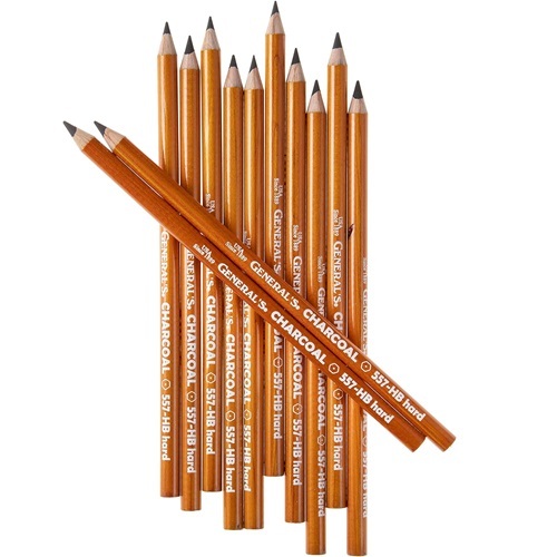 Charcoal Pencil General HB Box 12 (557HB)