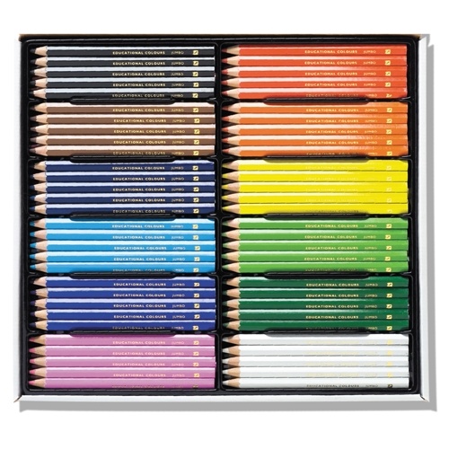 Jumbo Triangular Washable Colour Pencil Pk 120