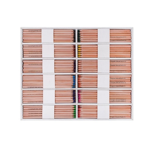 Basics Triangular Colour Pencils Class Pack 288
