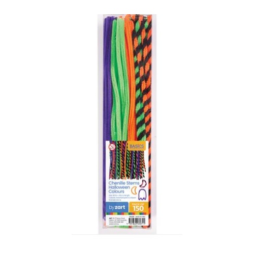 Zart Chenille Stems Halloween Pack of 150 ( CHZ104 )