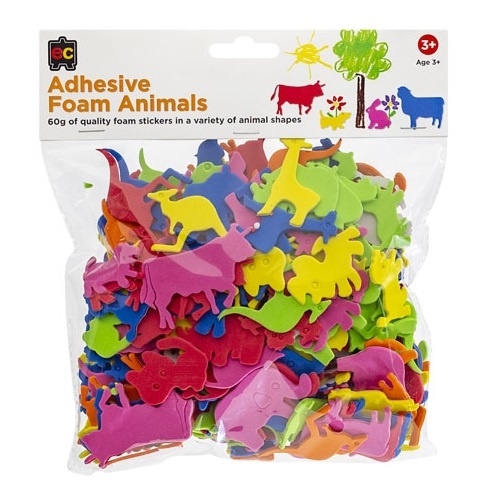 Adhesive Foam Animals 60gm
