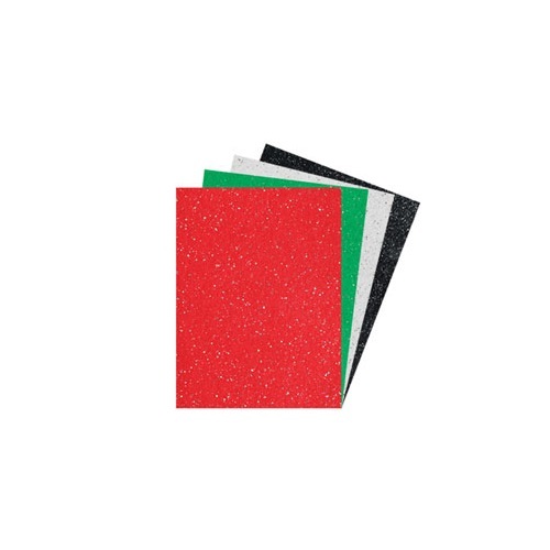 Felt Sheets Glitter A4 10's Christmas (FE054)