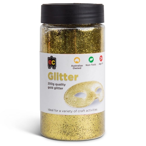 Glitter 200g Jar Gold