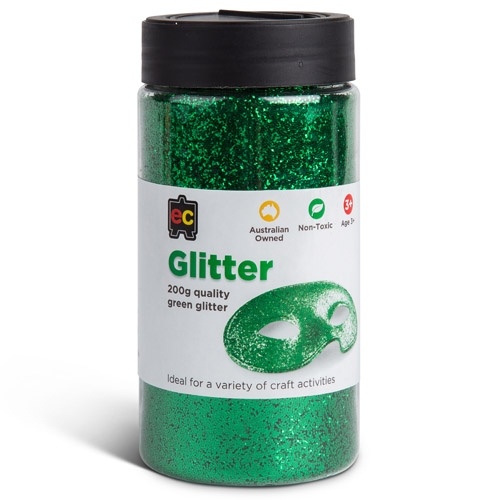 Glitter 200g Jar Green