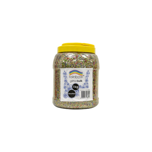 Rainbow Glitter Jar 1 Kg Multi