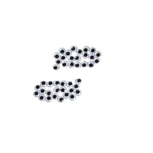 Joggle Eyes Round 12mm Pk 100 