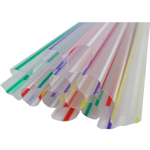 Jumbo Straw Colourful  and clear Pk 40