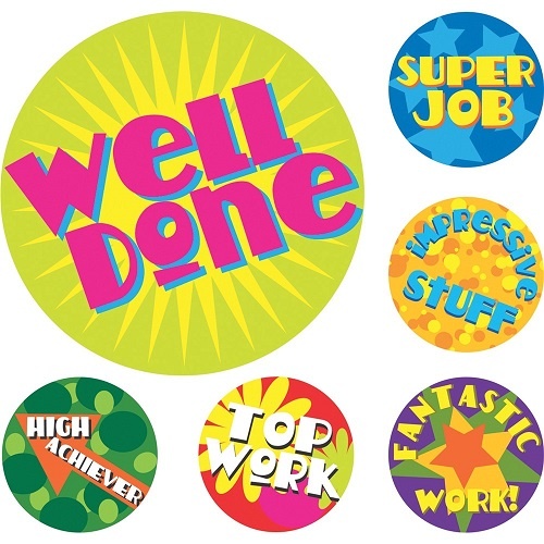 Merit Stickers Avery Mini Brights Pk 800 (494606)
