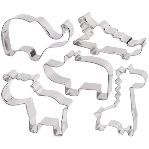Metal Cutters African Animals 5s (TQZ8864)