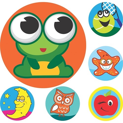 Merit Stickers Avery Mini Assortment 13mm Pack 800 (494604)