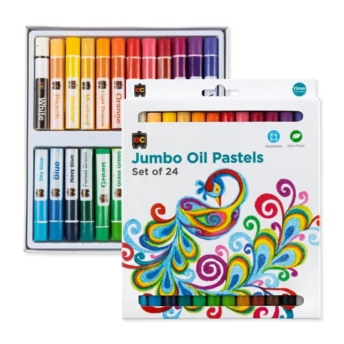 Oil Pastels Jumbo Pk 24 EC