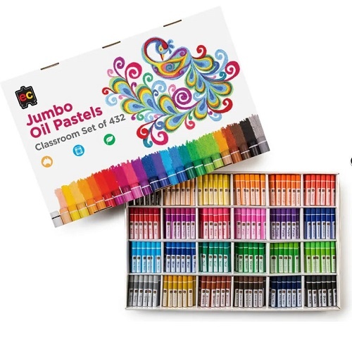 Jumbo Oil Pastels Classroom Set Box of 432 (OPJ432)