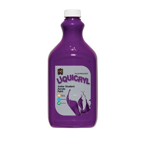 Liquicryl Junior Student Acrylic 2L Fluoro Purple