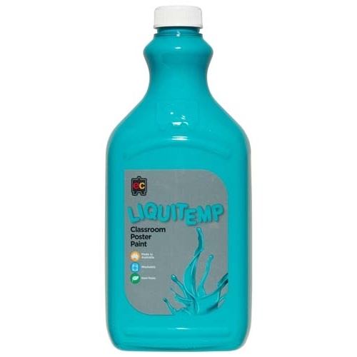 Liquitemp Poster Paint 2L Turquoise