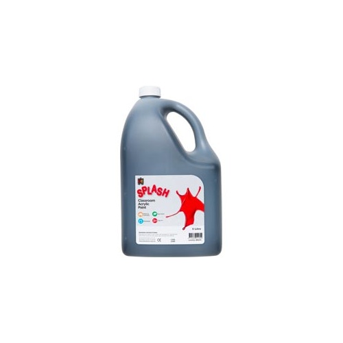 Splash Classroom Acrylic 5L Licorice (Black)