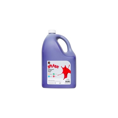Splash Classroom Acrylic 5L Purple Blast (Purple)