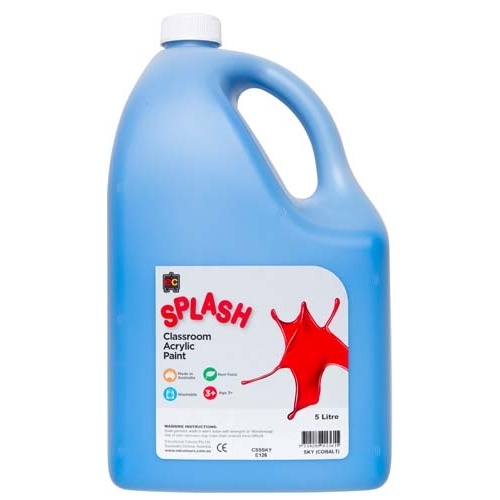 Splash Classroom Acrylic 5L Sky Blue(Cobalt)