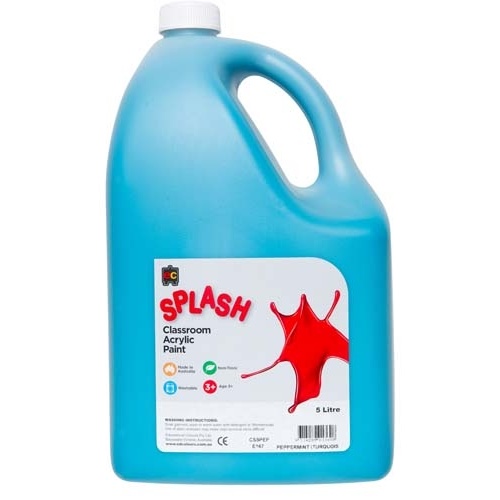 Splash Classroom Acrylic 5L Peppermint (Turquoise)
