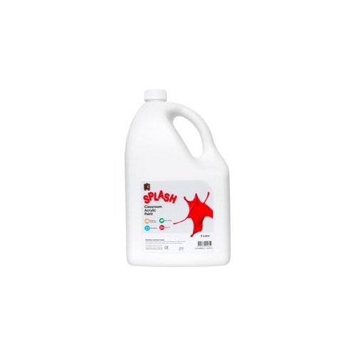 Splash Classroom Acrylic 5L Snowball (White)