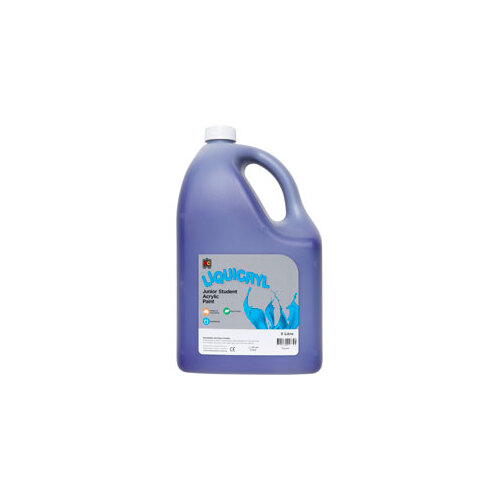 Liquicryl Junior Student Acrylic Paint 5L Purple