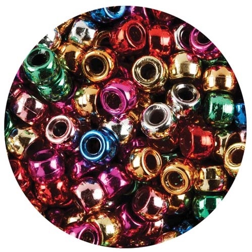 Pony Beads Metallic 1000pc (PBM1000)