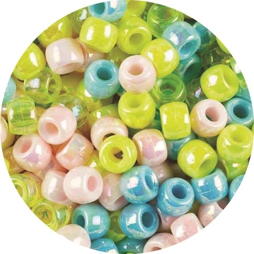 Pony Beads Pearl Colours 1000pcs (PBP1000)