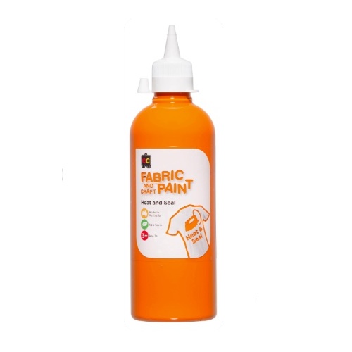 Fabric Paint 500ml Orange