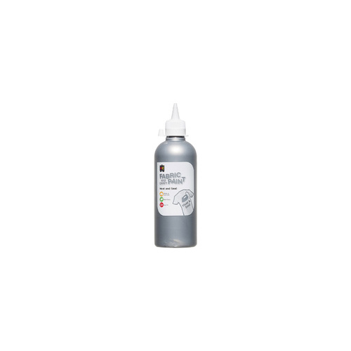 Fabric Paint 500ml Silver