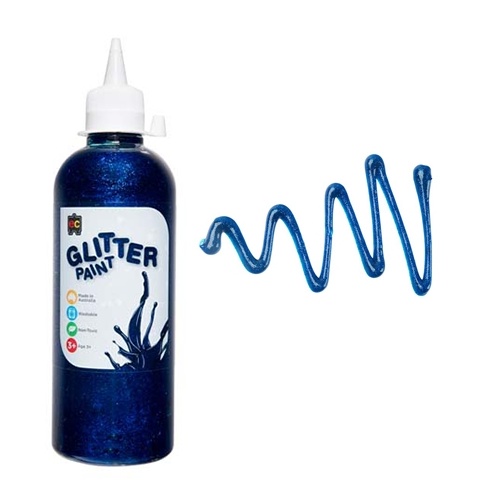 Glitter Paint 500ml Blue (GLP500BL)