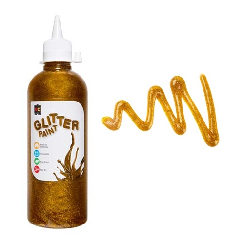Glitter Paint 500ml Gold (GLP500G)