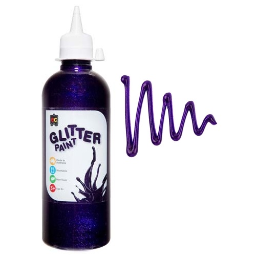 Glitter Paint 500ml Purple