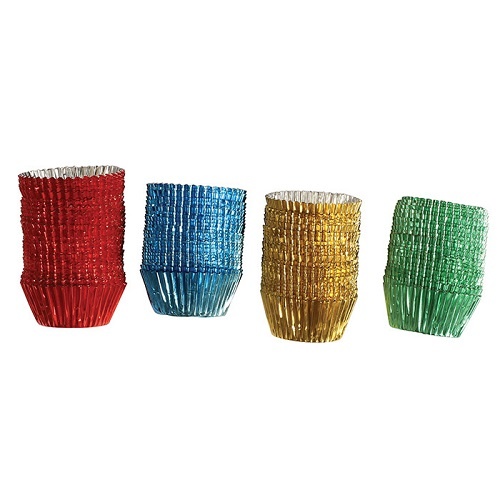 Metallic Mini Patty Pans Pk 100 (PA014)