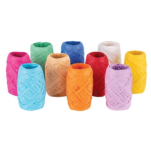 Paper Raffia Assorted 10s (CQ038)